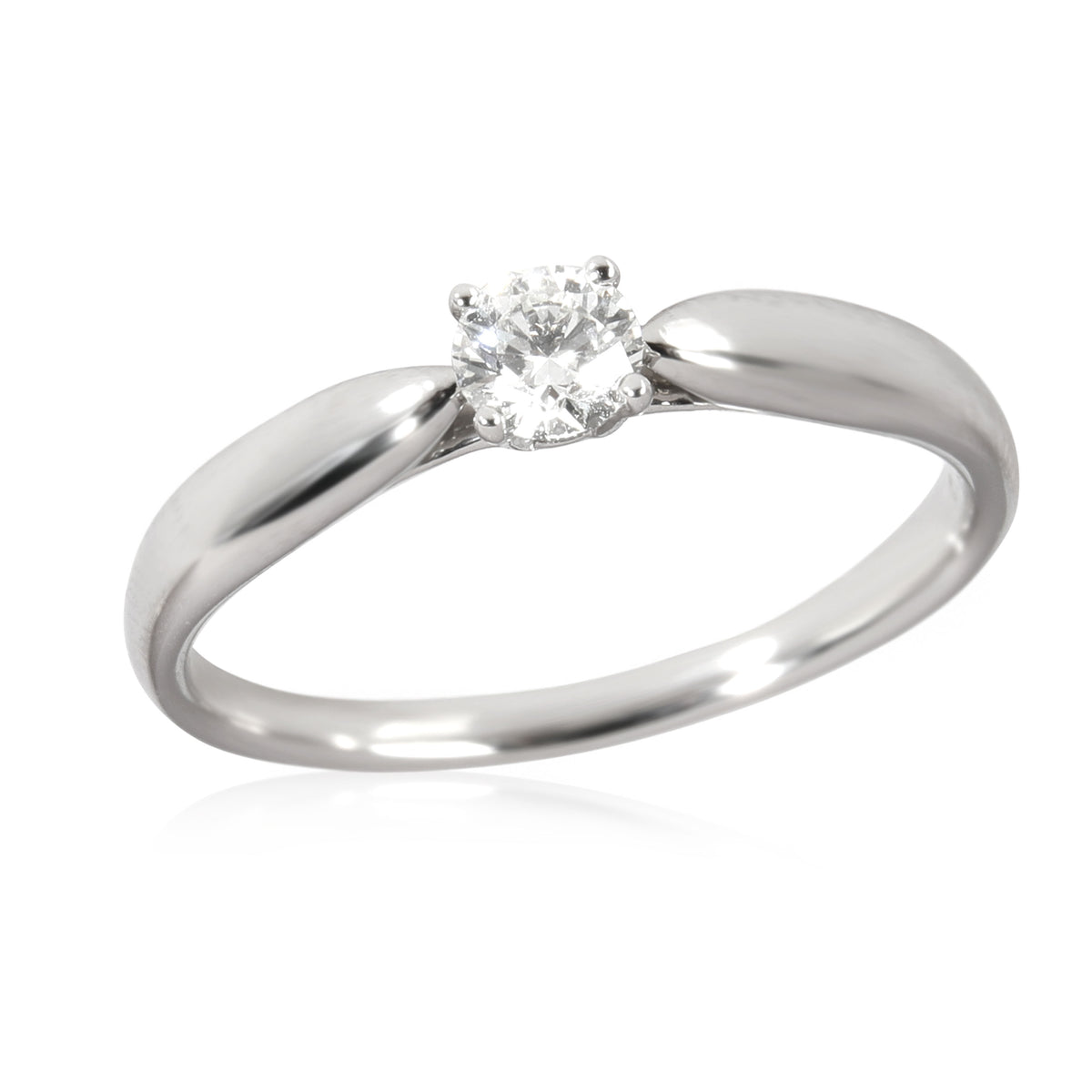 Harmony Diamond Solitaire Ring in Platinum J VS1 0.21 Ctw