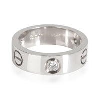 Love Ring, 3 Diamonds (White Gold)