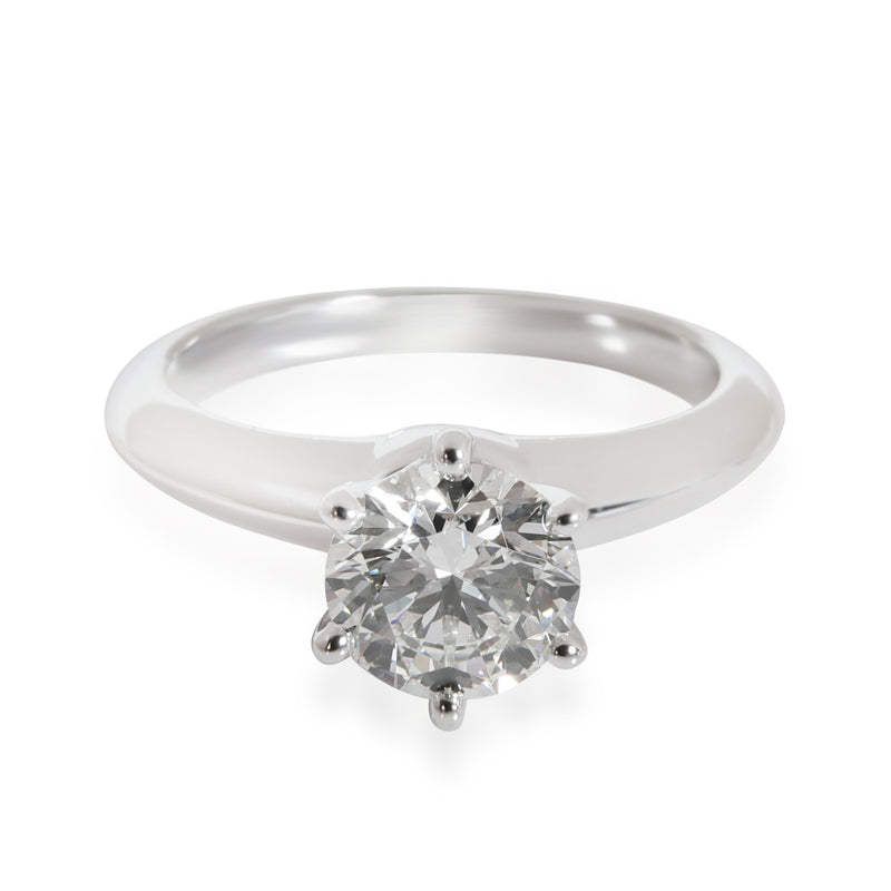 Diamond Solitaire Engagement Ring in Platinum H VS1 1.04 CTW