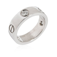 Love Ring, 3 Diamonds (White Gold)