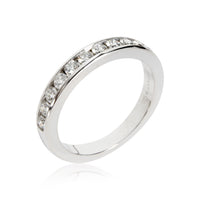 Channel Set 3 mm Diamond Wedding Band in  Platinum 0.33 CTW