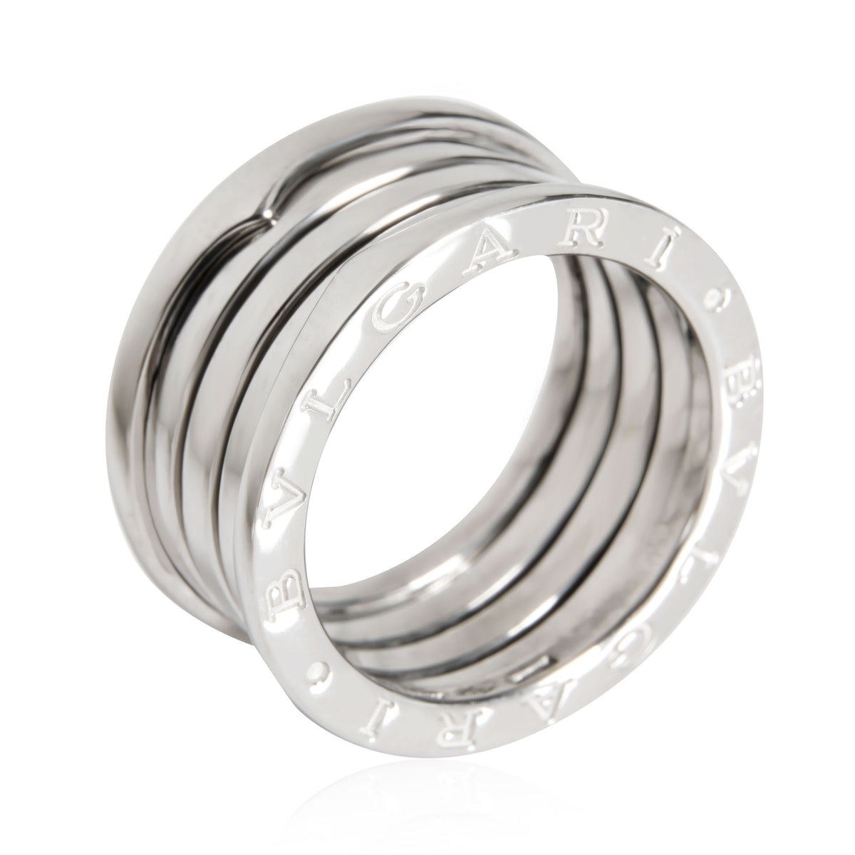 B.Zero1 Four-Band Ring in 18k White Gold