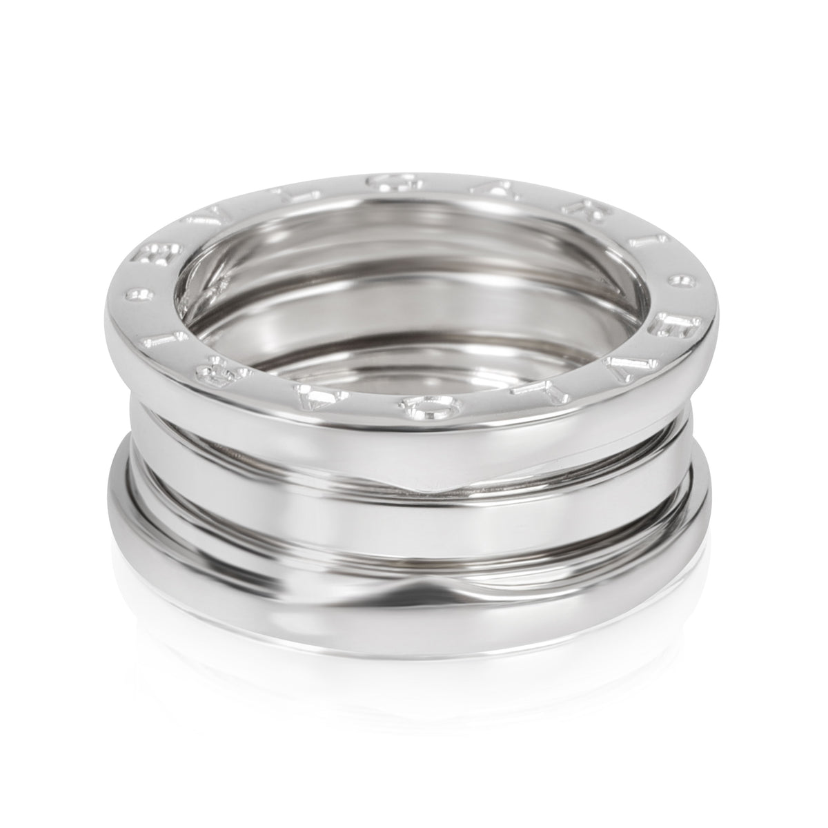 B.zero1 Three-Band Band Ring in 18K White Gold