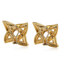 Angela Cummings Celtic Knot Earrings in 18K Yellow Gold