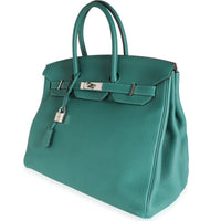 Malachite Togo Birkin 35 PHW