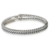 Labyrinth Single Loop Diamond Bracelet in Sterling Silver 0.79 CTW