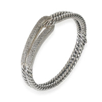 Labyrinth Single Loop Diamond Bracelet in Sterling Silver 0.79 CTW