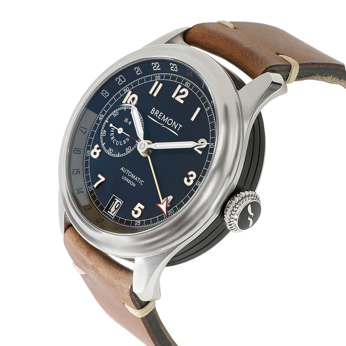 Bremont H-4 Hercules H-4 Mens Watch in  Stainless Steel