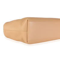 Almond Calfskin Leather Medium Point Bag