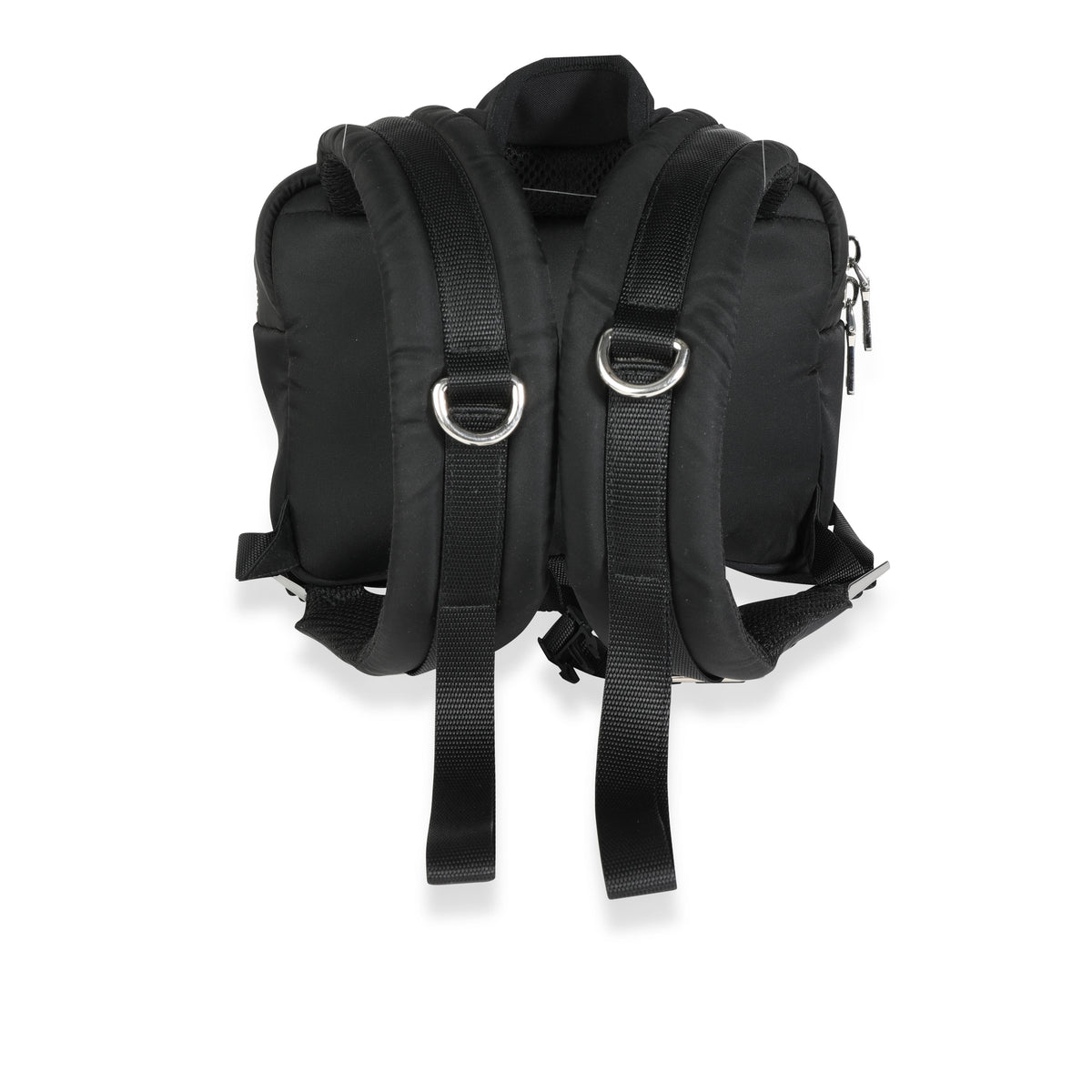 Black Tessuto Pocket Nylon Technical Backpack