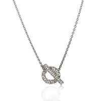 Finesse Diamond Pendant in 18K White Gold 0.46 CTW