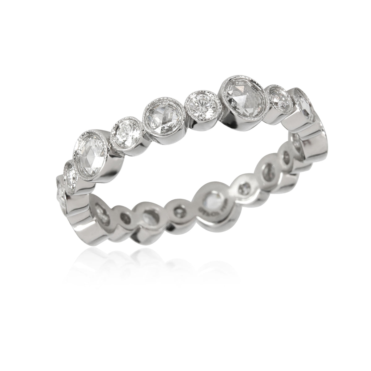 Tiffany Diamond Jazz Eternity Band in Platinum CTW
