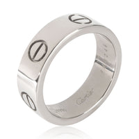 Cartier Love Ring in 18kt White Gold