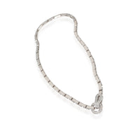 Agrafe Diamond Necklace in 18K White Gold 1.1 CTW