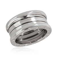 B.Zero1 Three-Band Ring in 18k White Gold