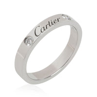 Cartier C De Cartier Diamond Band in Platinum 0.07 CTW