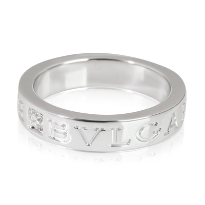 Bvlgari Bvlgari Diamond Band in 18k White Gold 0.04 Ctw