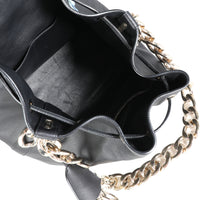 Limited Edition Black Calfskin Paradise Bubble Bag