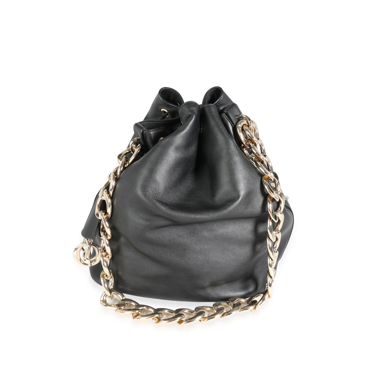 Limited Edition Black Calfskin Paradise Bubble Bag