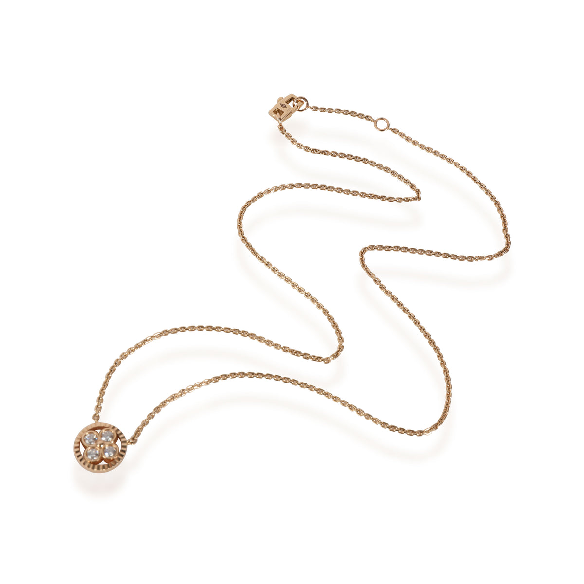 Blossom BB Diamond Pendant in 18K Rose Gold 0.2 CTW