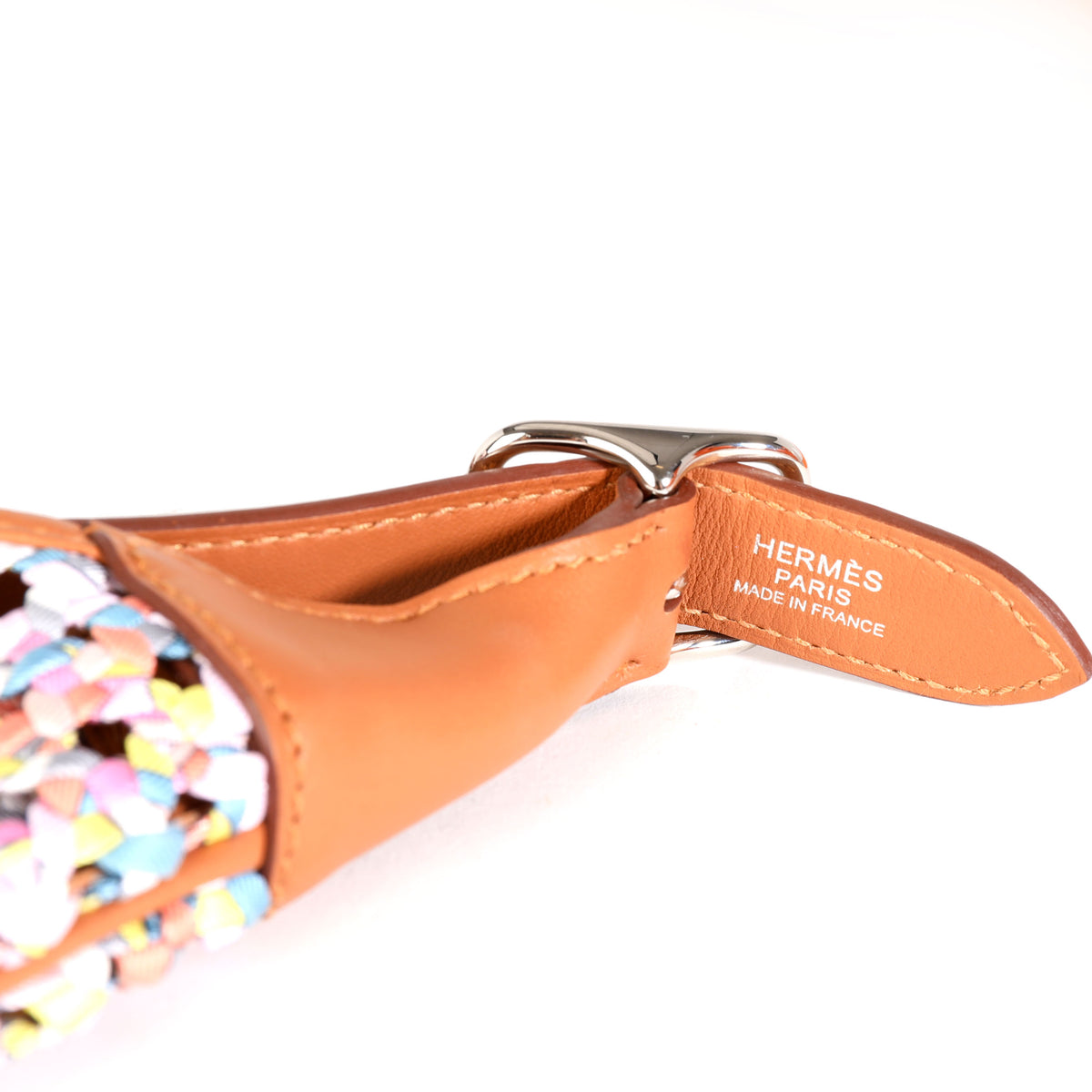 Hermès Multicolor Rose Sakura Gold Swift Faubourg Rainbow Silky Trim 31 PHW Handbag ad2