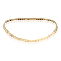 Pois Moi Hinged Diamond Choker Necklace in 18k Yellow Gold 0.08 Ctw