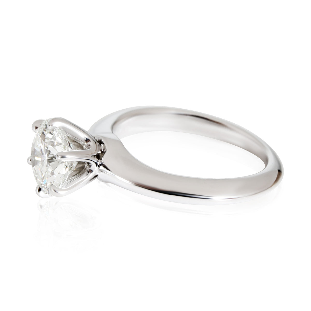 Diamond Engagement Ring in Platinum G SI1 1.16 CTW