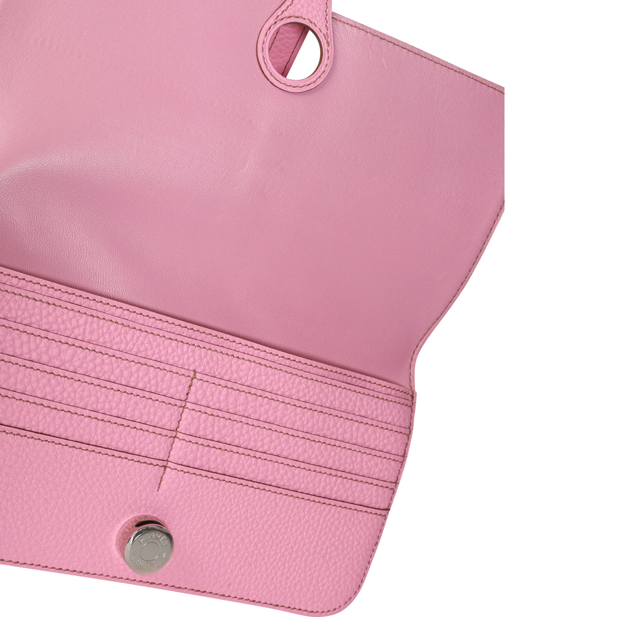 5P Pink Togo Dogon Recto Verso Wallet PHW