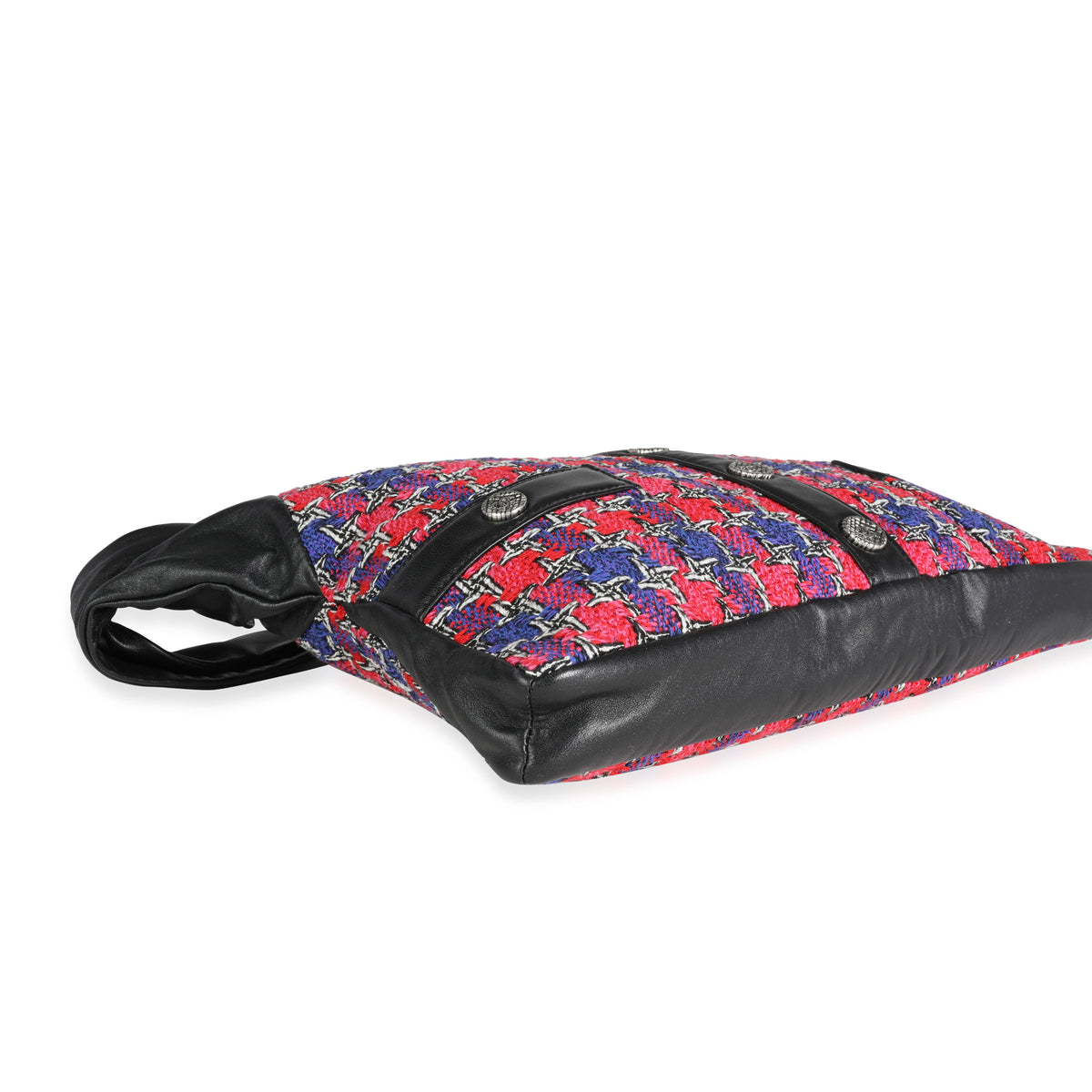 Black Lambskin & Multicolor Tweed Girl Bag