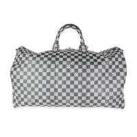 Louis Vuitton Black & White Distorted Damier Keepall Bandoulière 50