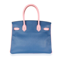 HSS Bleu Saphir Rose Confetti Chevre Birkin 30 BGHW