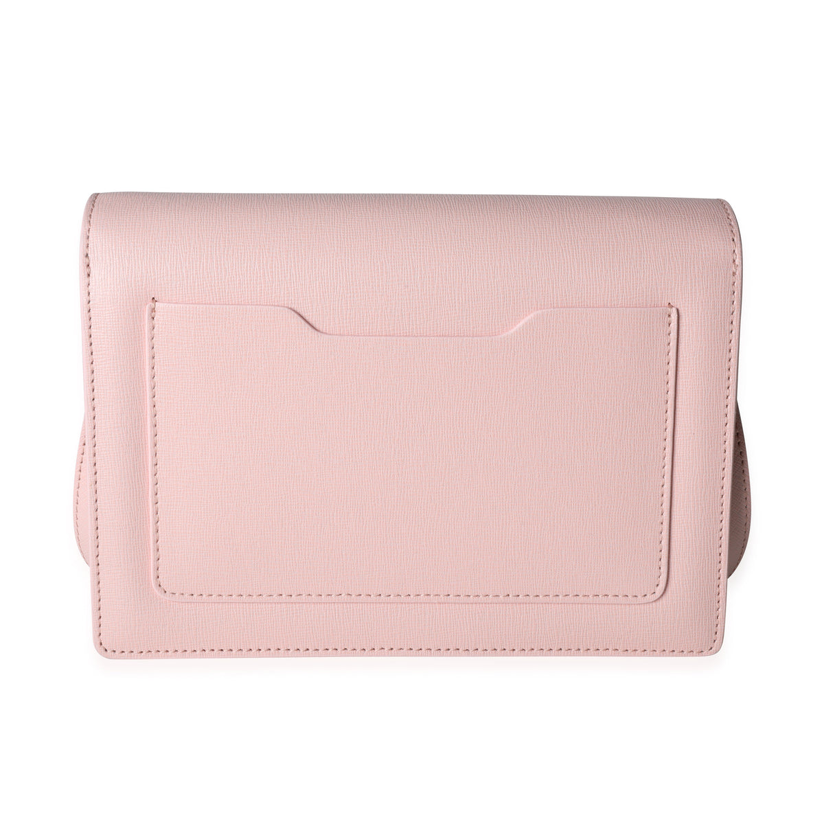 Pink Saffiano Leather Jitney 2.0 Crossbody Bag