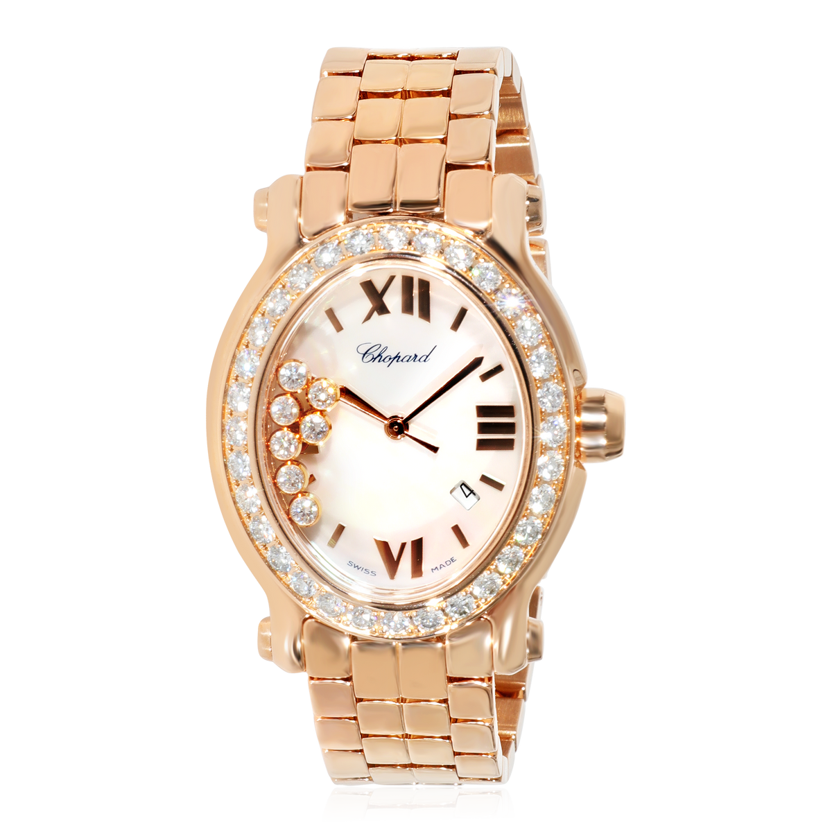 Happy Sport 275350-5004 Womens Watch in 18kt Rose Gold