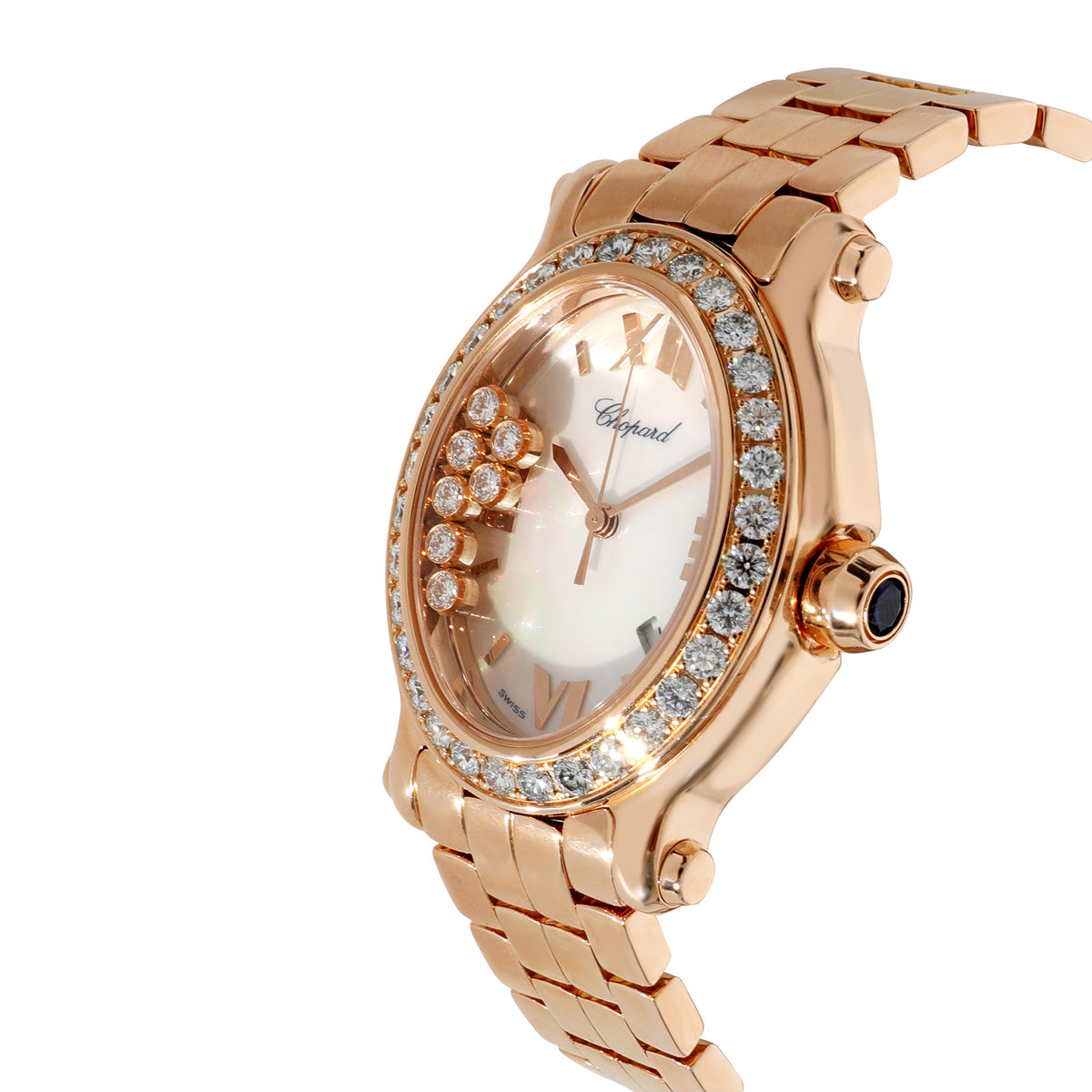 Happy Sport 275350-5004 Womens Watch in 18kt Rose Gold