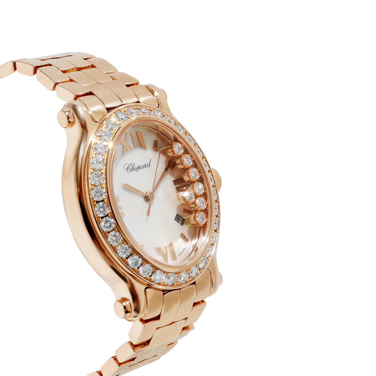 Happy Sport 275350-5004 Womens Watch in 18kt Rose Gold