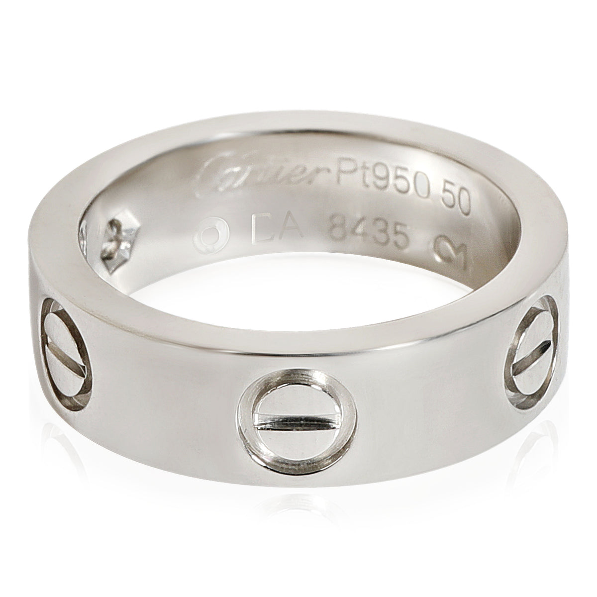 Love Ring, 1 Diamond (Platinum)