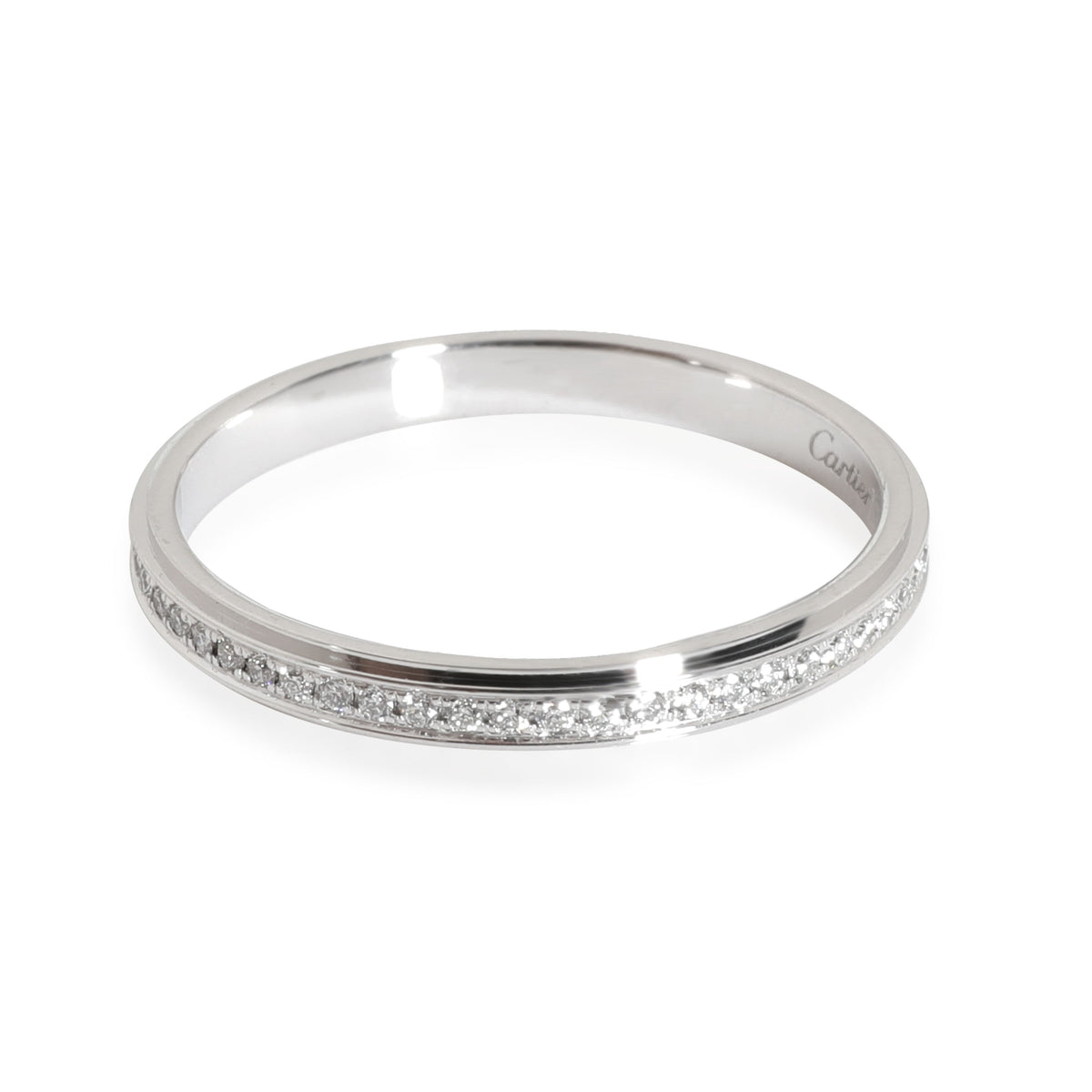 Cartier DAmour Diamond Wedding Band in Platinum 0.15 CTW