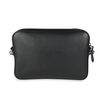 Fendi Black Calfskin & Sunflower Logo Mini Camera Bag Handbag pv