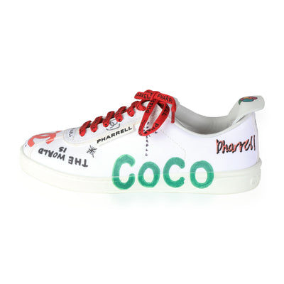 Pharrell x Chanel Leather Sneaker 'Graffiti' (39 EUR)