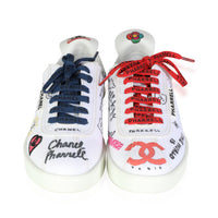 Pharrell x Chanel Leather Sneaker 'Graffiti' (39 EUR)
