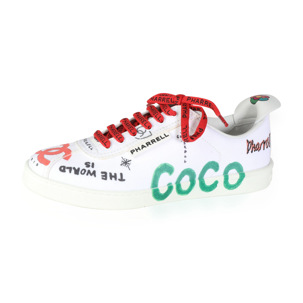 Pharrell x Chanel Leather Sneaker 'Graffiti' (39 EUR)