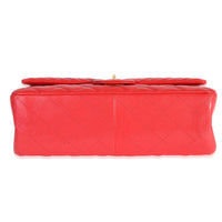 Red Quilted Caviar Reissue 2.55 227 Double Flap Bag