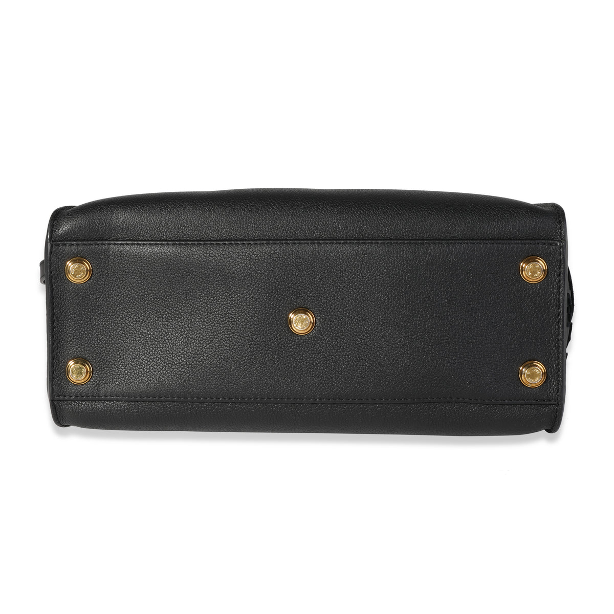 Black Grained Calfskin & Tufted Monogram On My Side MM