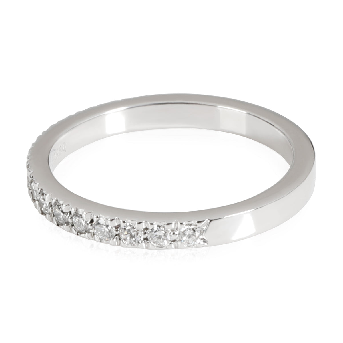 Novo Half-Eternity Diamond Wedding Band in Platinum 0.18 CTW