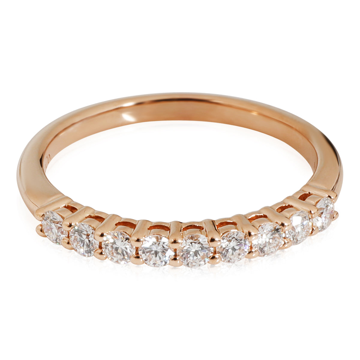 Tiffany Forever Diamond Wedding Band in 18k Rose Gold 0.27 CTW