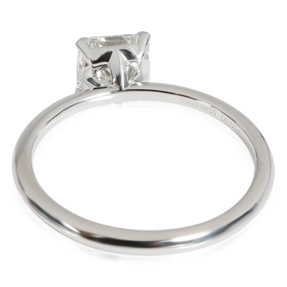 Tiffany & Co. 1.01 ct Cut Cornered Square Mixed Cut Diamond True Engagement Ring av