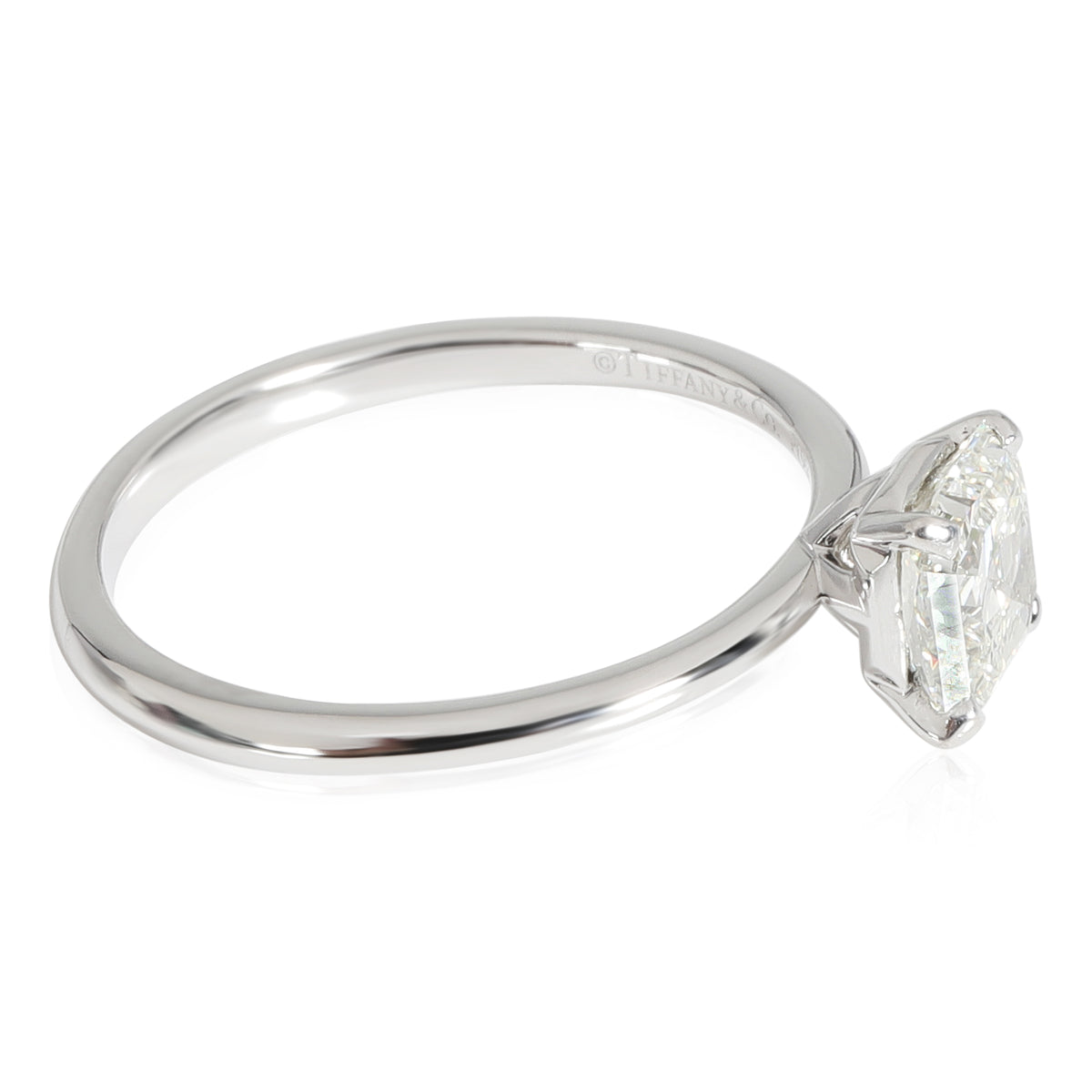 Tiffany & Co. 1.01 ct Cut Cornered Square Mixed Cut Diamond True Engagement Ring sv