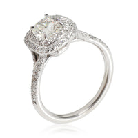Tiffany & Co. Soleste Diamond  Engagement Ring in Platinum G VVS2 1.40 CTW