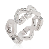 Cartier C Heart of Cartier Diamond Ring in 18K  White Gold 0.13 CTW
