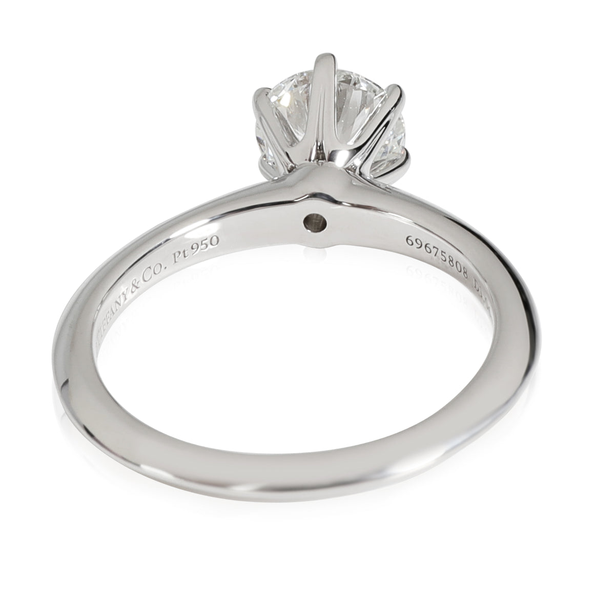 Diamond Engagement Ring in Platinum F VS1 1.06 CTW